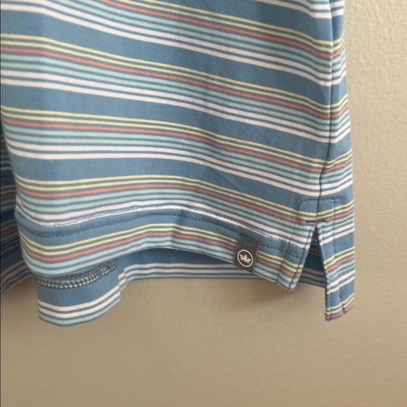 Peter Millar Seaside Performance Polo Shirt Size Medium - Picture 5 of 8